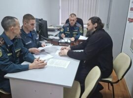 Руководитель епархиальной комиссии по взаимодействию с МЧС и ПАСС СК встретился с руководством ГУ МЧС России по Ставропольскому краю
