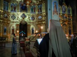 В понедельник первой седмицы Великого поста митрополит Кирилл совершил великое повечерие с чтением Великого покаянного канона преподобного Андрея Критского