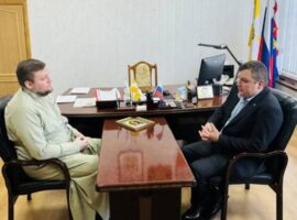 Состоялась рабочая встреча благочинного Медвеженского округа с главой Красногвардейского муниципального округа