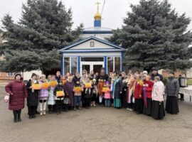 Масленичные гуляния прошли в храме святителя Феодосия Черниговского города Ипатово