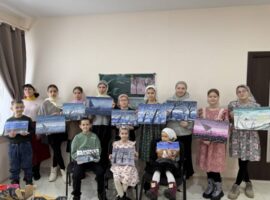 В воскресной школе храма святителя Феодосия Черниговского города Ипатово прошел мастер-класс по живописи