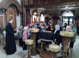 В храме святого великомученика Артемия города Михайловска прошли экскурсии для учащихся школы №20