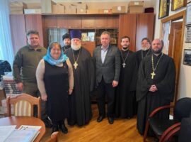 В храме святого великомученика Пантелеимона прошло первое в текущем году заседание отдела Ставропольской епархии по взаимодействию с казачеством