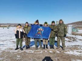 Казачата Архиерейского казачьего конвоя приняли участие в сдаче норматива «Ворошиловский стрелок» на полигоне МО РФ