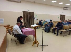 Настоятель храма Рождества Иоанна Предтечи села Ивановского присутствовал на отчетном мероприятии главы территориального отдела администрации