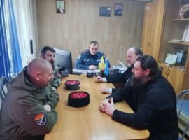 В Невинномысске прошла рабочая встреча руководителя епархиального отдела по взаимодействию с МЧС и благочинного округа с начальником отдела надзорной деятельности и профилактической работы