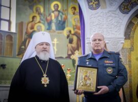 Митрополит Кирилл провел рабочую встречу с руководителем МЧС Ставрополья