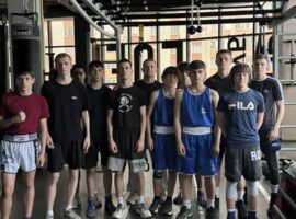 Казачата Архиерейского казачьего конвоя впервые приняли участие в соревнованиях по боксу