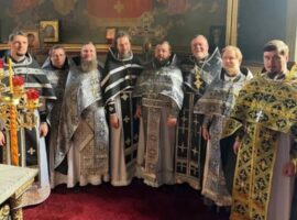 Собором духовенства Новоалександровского благочиния совершена Литургия Преждеосвященных Даров