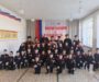 Первоклассники школы № 18 станицы Григорополисской торжественно приняты в казачата