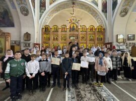 В храме Покрова Пресвятой Богородицы станицы Григорополисской прошло мероприятие, посвященное Дню православной книги