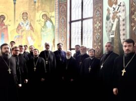 В храме Рождества Христова поселка Рыздвяный прошло общее собрание духовенства Изобильненского благочиния