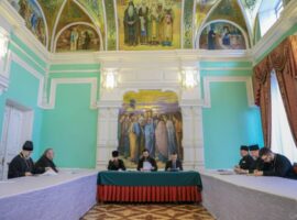 Секретарь епархиального управления провел рабочее совещание, посвященное увековечению памяти Собора святых Ставропольской митрополии