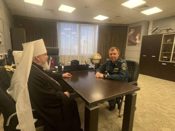 ‎Митрополит Кирилл встретился с заместителем главы МЧС России