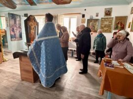 В храме Рождества Пресвятой Богородицы села Султан почтили память священномученика Димитрия Гливенко