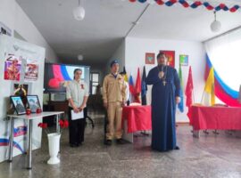 В школе № 7 станицы Беломечетской состоялось торжественное открытие «Парты Героя»