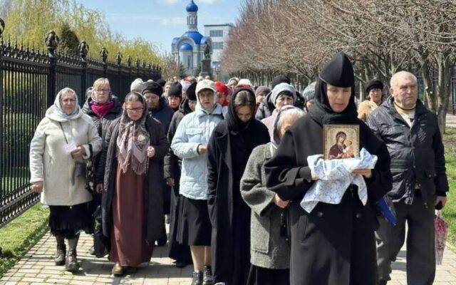 Ставропольские паломники впервые посетили территорию будущего Ставро-Афонского Иверского женского монастыря города Михайловска
