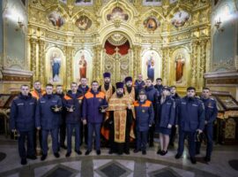 В Казанском кафедральном соборе города Ставрополя была совершена панихида по погибшим ликвидаторам последствий и жертвам катастрофы на Чернобыльской АЭС