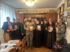 В храме святого великомученика и целителя Пантелеимона города Ставрополя прошло очередное заседание отдела Ставропольской епархии по взаимодействию с казачеством