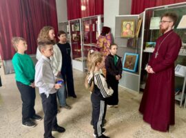 Исполняющий обязанности благочинного Курсавского округа провёл презентацию историко-документальной выставки «Собор святых Ставропольской митрополии»