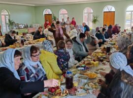 Воспитанники воскресной школы храма Архистратига Божия Михаила села Рагули представили прихожанам праздничный концерт