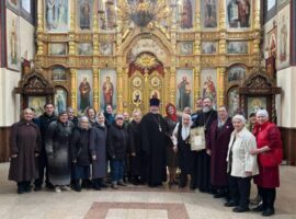 Благочинный I Ставропольского округа поздравил старейшую прихожанку храма святого благоверного князя Александра Невского города Ставрополя со 100-летним юбилеем