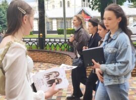 Миссионерский и молодежный отдел епархии провели цикл уличных миссий