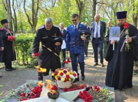 Благочинный Новоалександровского округа принял участие в праздновании Дня Победы