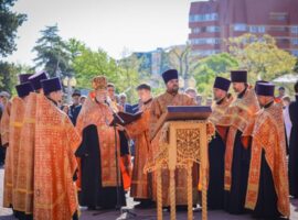 Духовенство епархии совершило заупокойную литию по погибшим в Великой Отечественной войне