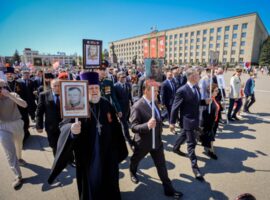 В День Победы духовенство епархии присутствовало на параде в краевой столице