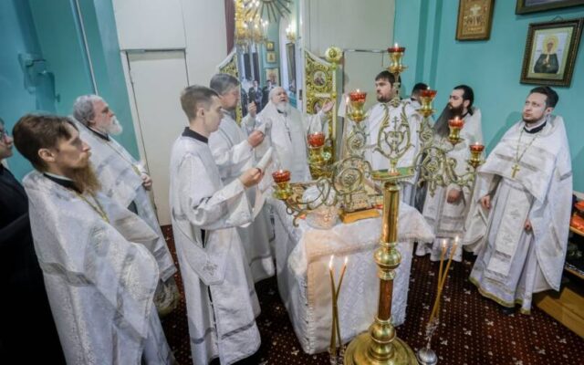 Митрополит Кирилл совершил великое освящение придела во имя святителя Николая Чудотворца Андреевского собора города Ставрополя