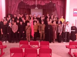 И. о. благочинного Курсавского округа посетил праздничный концерт в региональном колледже «Интеграл» села Курсавка