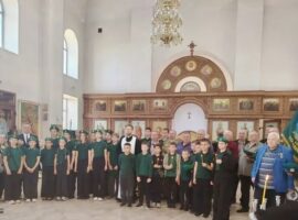 В храме Архистратига Божия Михаила села Курсавка состоялось молитвенное поминовение воинов, отдавших жизнь при защите границ Отечества
