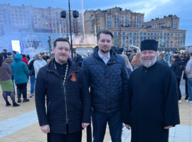 Благочинный Первого Ставропольского округа принял участие в открытии сезона фонтанов в Ставрополе