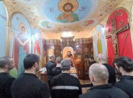 Престольный день отпраздновали в храме при ИК-11