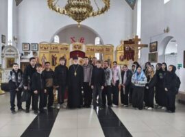 Учащиеся школы № 19 села Верхнерусского посетили с экскурсией храм святителя Тихона Патриарха Московского
