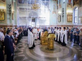 В День памяти и скорби в Казанском соборе совершили панихиду по погибшим воинам